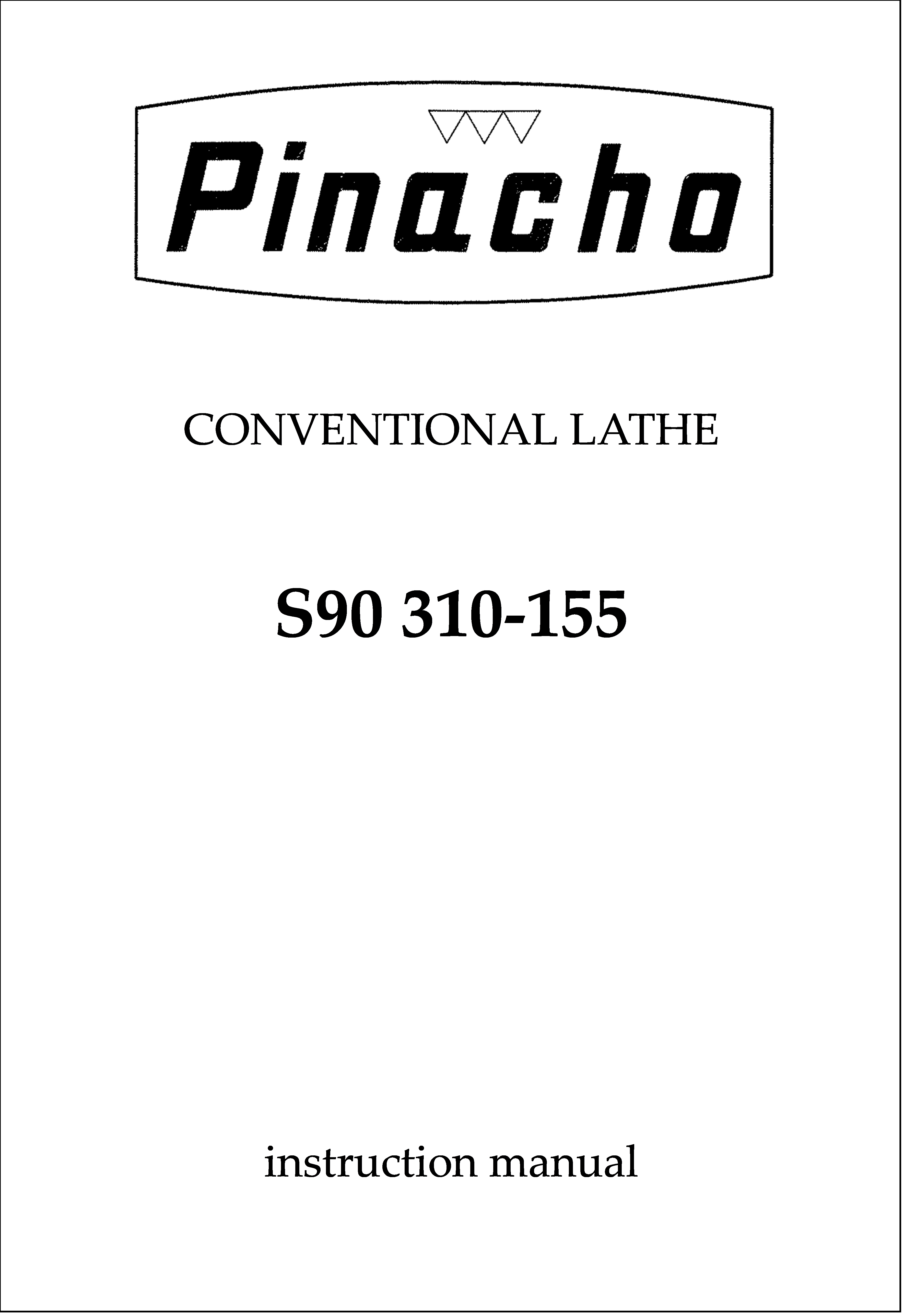 Manual Torno S90 310-155